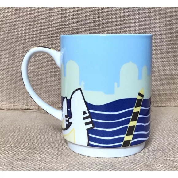Vintage Studio Nova Around The World Venice Stacking Coffee Mug Cup Coastal - Picture 4 of 6